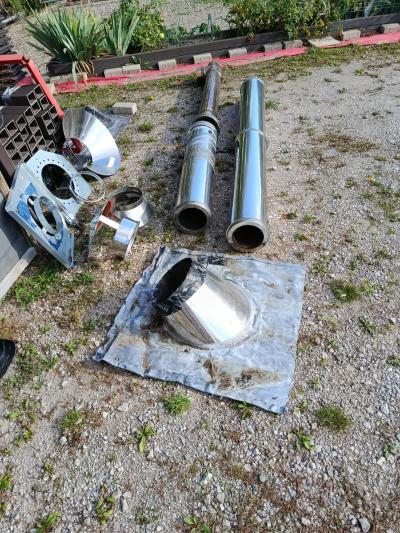 Kit Conduit de Fum�e inox � 150 Int compris Accessoires