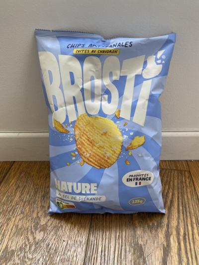 Chips BROSTI McFly & Carlito   Nature Sel de Gu�rande   125 g   Neuf