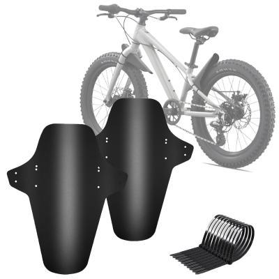 Lot de Garde Boue pour V�lo Avant et Arri�re L�ger et A�rodynamique   Noir