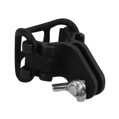 Porte Lampe de V�lo Noir Support en Plastique et M�tal 1 Set   Accessoires