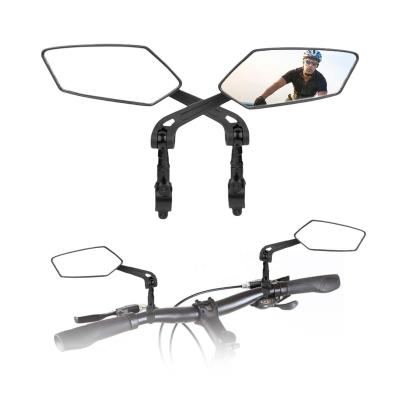2 Pi�ce R�troviseur pour V�lo R�troviseur de Guidon R�troviseur de V�lo   Noir