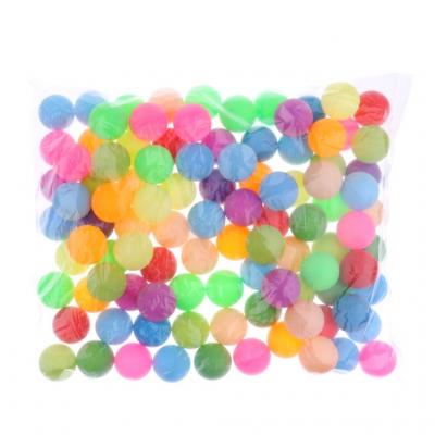Lot de 100 Balles de Ping pong Color�es pour Chat Peu de Rebond   40 mm