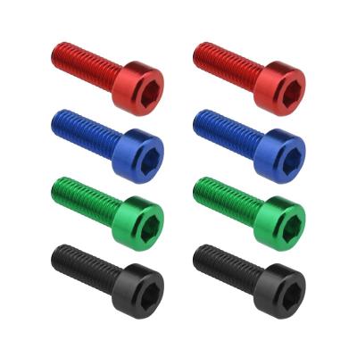 Lot de 8 Boulons de Porte bouteille d'eau en Alliage   Vis multicolores 15 mm