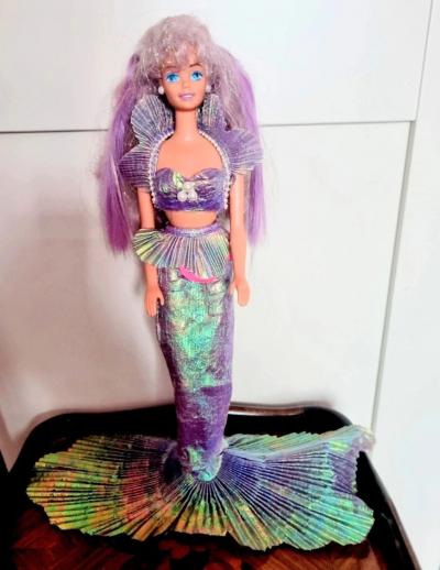 POUP�E BARBIE MERMAID MAGICAL HAIR DE 1992