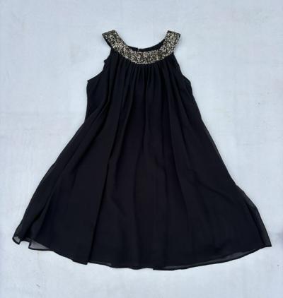 El�gante Robe Noire et Or Taille 12 ans  Fille v�tement Habit La redoute Festif