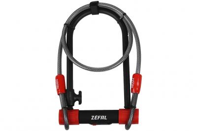 268090 Cadenas Anti vol en Acier 13mm   C�ble Black Red Antivols