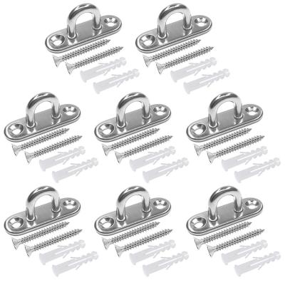 8 Pi�ces Crochets de Plafond en Acier Inoxydable 304 M5 de 45 mm   Argent