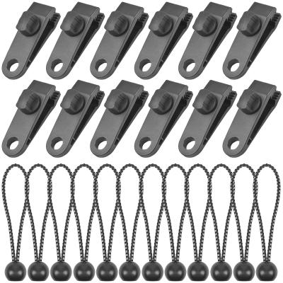 12 Ensembles de Kits de Clips de B�che   8,5 cm Noir