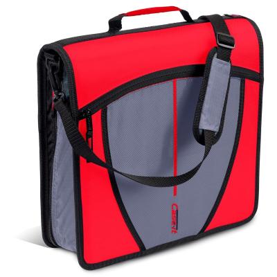 Case it Mighty Zip Tab Reliure � fermeture �clair 3 pouces joints toriques 600 feuilles bleu