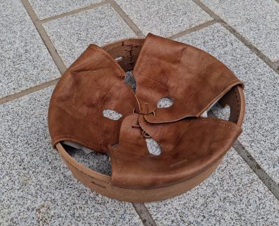 WW1 coiffe int�rieure casque Allemand M16 t.62 GERMANY liner en Cuir