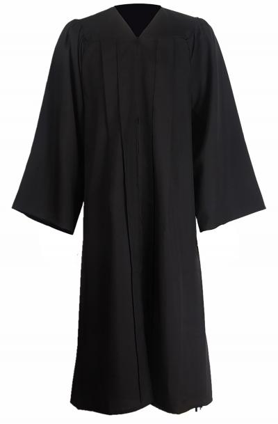 Toge Diplome Adulte Universitaire Tenue Graduation Robe Remise   Noir Polyester