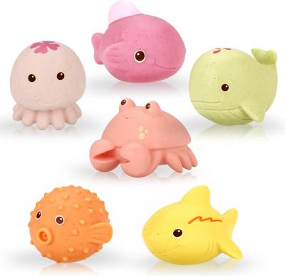 Jouets De Bain Pour B�b� Anti Moisissures   Lot De 6 Jouets De Bain Sans Trous,