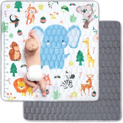 Tapis De Jeux Bebe, Antid�rapant Tapis Rampant B�b� 127X127Cm, Animaux Tapis De