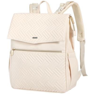 Sac � Langer Multifonction pour B�b� � Dos �l�gant avec Matelas   Abricot Coton