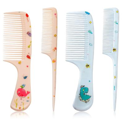 4 Pi�ces Brosse Cheveux Enfant Peigne Bebe a Queue Plastique Multicolore1
