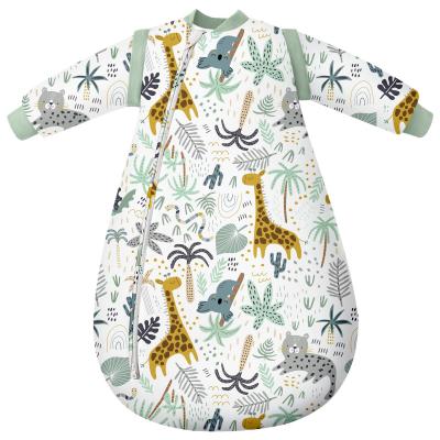 Gigoteuse d'Hiver pour B�b� et Manches Amovibles 3.0 TOG 6 Mois Girafe Verte