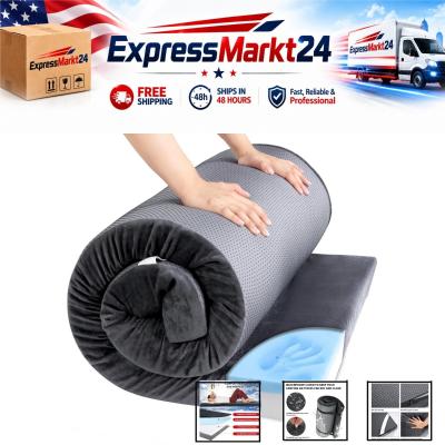 HOMBYS Matelas de Camping en Mousse � M�moire 3 Pouces Imperm�able Portable Roll Up Pad