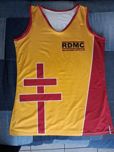 My Little Red Shorts maillot RDMC Metz AK47 Taille L Roller Derby Metz Club