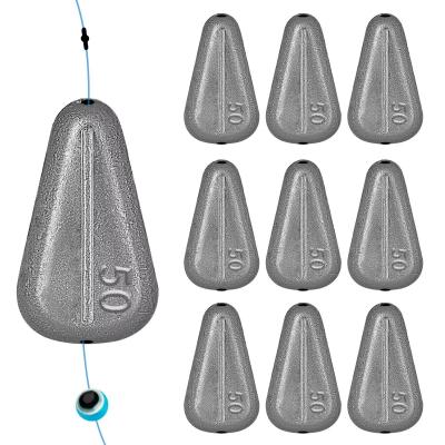 Poids de P�che No Roll Sinkers Plomb Mer Pas   10PCS