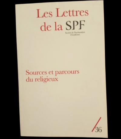 Les lettres de la SPF 36 Sources et parcours du religieux