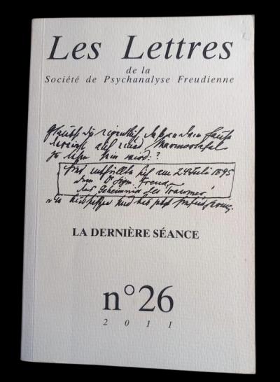 Les lettres de la SPF  N� 26 la derni�re s�ance