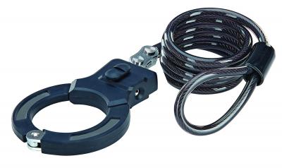 Verrouillage de Trottinette �lectrique Menottes et C�ble Spiral� Noir