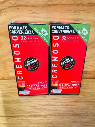 64 Capsules de caf� Caff� Vergnano 1882 compatibles avec Lavazza A Modo Mio