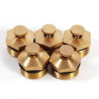 5 Buses de Brumisation en Laiton Jet Pulv�risation 2 x 2.2 cm Dor�e EZH JYB00237