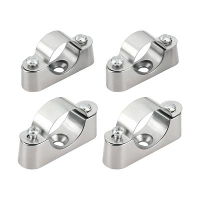 Supports de Tuyaux Pince de Selle 20 Mm 25 Mm Argent Aluminium 40x