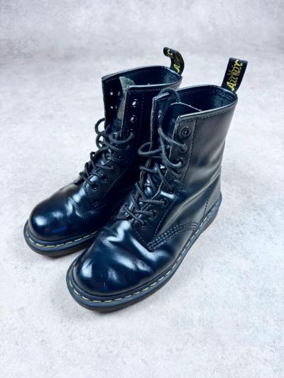 Dr. Martens 1460 noires cuir lisse brillant femme 37 UK 4 #4