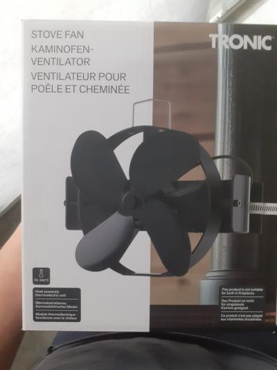 Ventilateur De Conduit De Po�le A Bois  Sur Pied Ou Tuyau