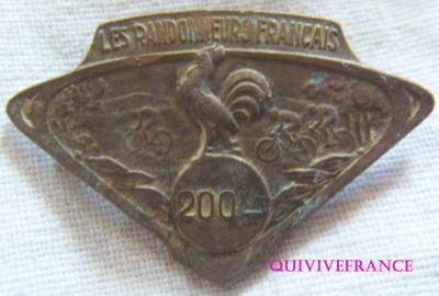 BG14477   Insignia Badge Les Randonneurs Fran�ais 200Km   Cycling