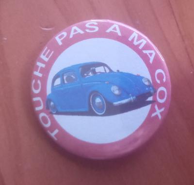 badge pins button coccinelle touche pas � ma cox