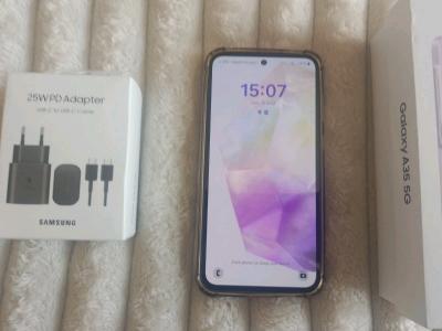 Samsung Galaxy A35, 5g, 6-128 go pack chargeur 25 watts