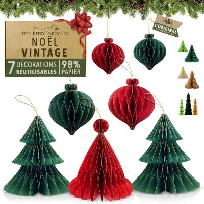 D�corations de No�l R�utilisables de Ensemble Vert