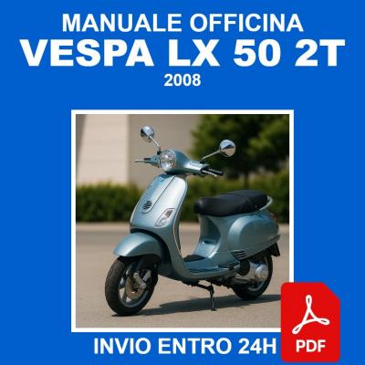 Manuel d'atelier Vespa LX 50 2T 2008 r�paration CD PDF FR