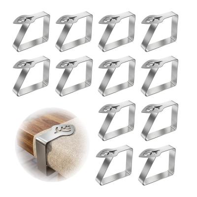 Pinces � Nappe Lot de 12 en Acier Inoxydable �paisseur de Plaque de 1 � 3 cm