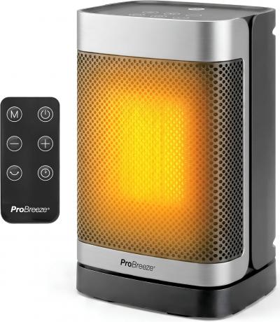 Chauffage d'appoint Pro Breeze ThermaCube c�ramique soufflant 1500W oscillation