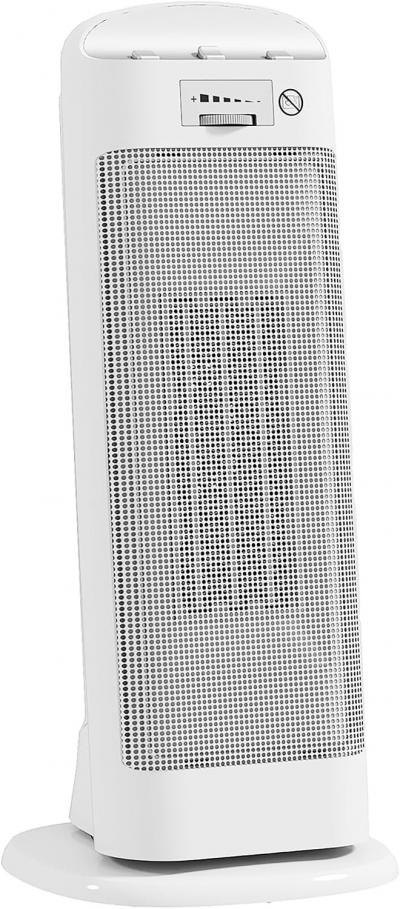 Radiateur soufflant c�ramique 2000W chauffage d'appoint oscillant blanc