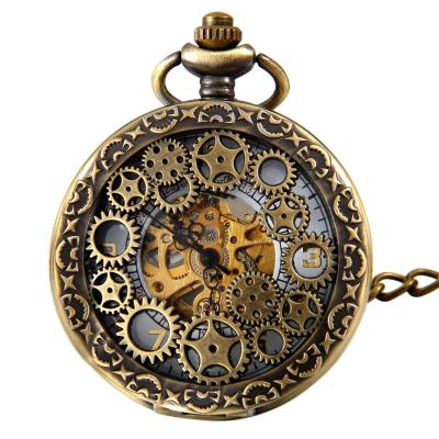 Montre � Gousset Homme M�canique Automatique de Poche � Quartz Bronze