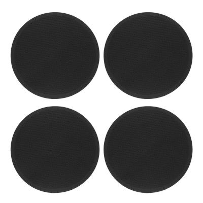 Dessous De Plat 4pcs en Silicone 25cm de Diam�tre Noir   Taille et Emballage