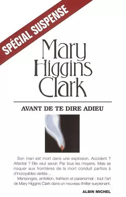 Avant de te dire adieu, Mary Higgins Clark