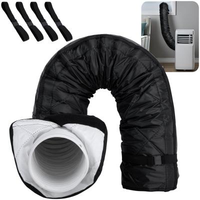 Couverture de Tuyau 1 Pi�ce de 150X50CM de pour Climatiseurs Portables Noir