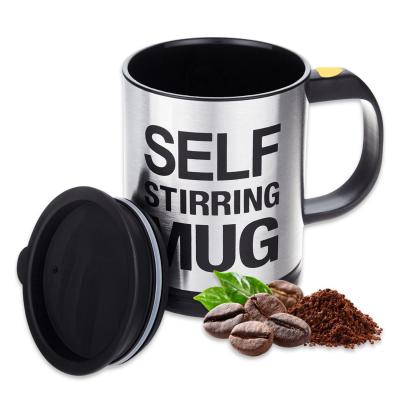 Tasse � Caf� et Th� avec M�langeur Automatique en Acier Inoxydable Noir