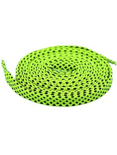 Lacets Plats Bicolore pour Chaussures de Sport 140 cm Vert - Noir Aspirateurs