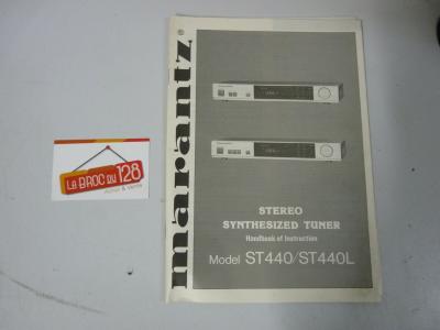 Notice mode d'empli Marantz ST440 ST440L   Tuner