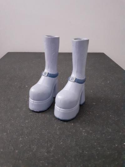 Bottes Poup�e Bratz Cloe   Flaunt It! (2002)   Chaussures Plateforme Bleu Clair