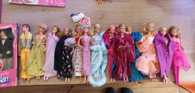 Barbie Lot - Barbie Vintage - Barbie Ancienne - Poup�e Mannequin