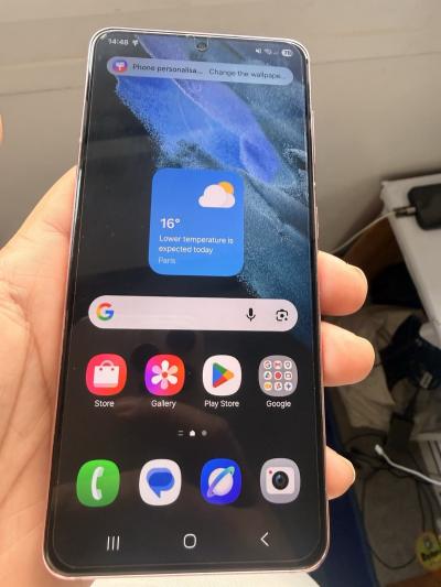 Samsung Galaxy S21 128 Go Rose Smartphone Android triple capteur photo arri�re