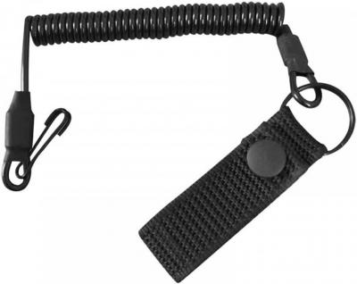 Dongker cordon tactique spiral� �lastique dragonne de s�curit� anti perte